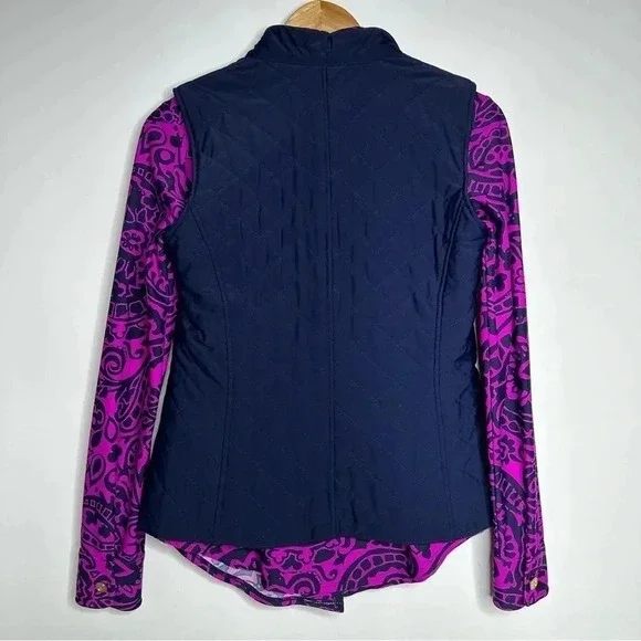 Jude Connally Long Sleeve Button Down Shirt and Quilted Vest Set Size Small - Picture 3 of 11